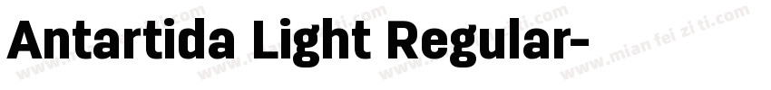 Antartida Light Regular字体转换